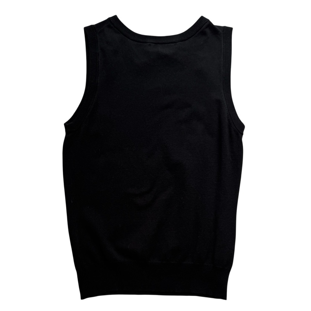 Banana Republic Black Knit Top Sleeveless Shell Black Size S - Picture 2 of 8